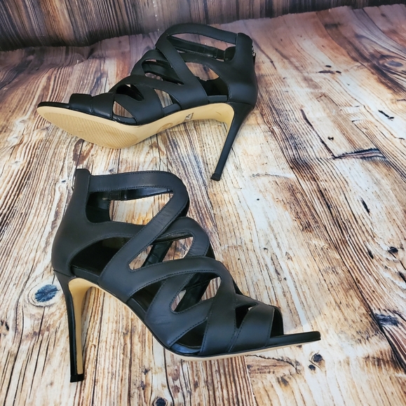 NEW MICHAEL KORS ANNALEE STRAPPY LEATHER SANDAL - Picture 6 of 10